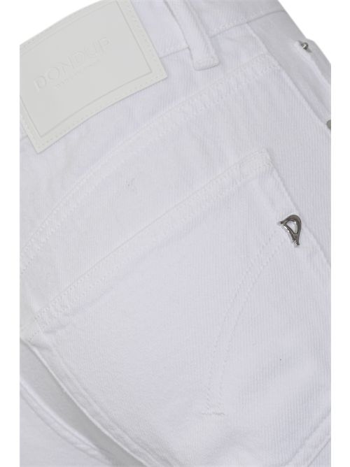 Pantalone Marlen wide leg in bull Bianco DONDUP | DP775 BF0018D PTD000